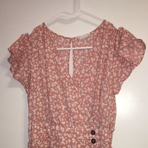 New pink dress flowy